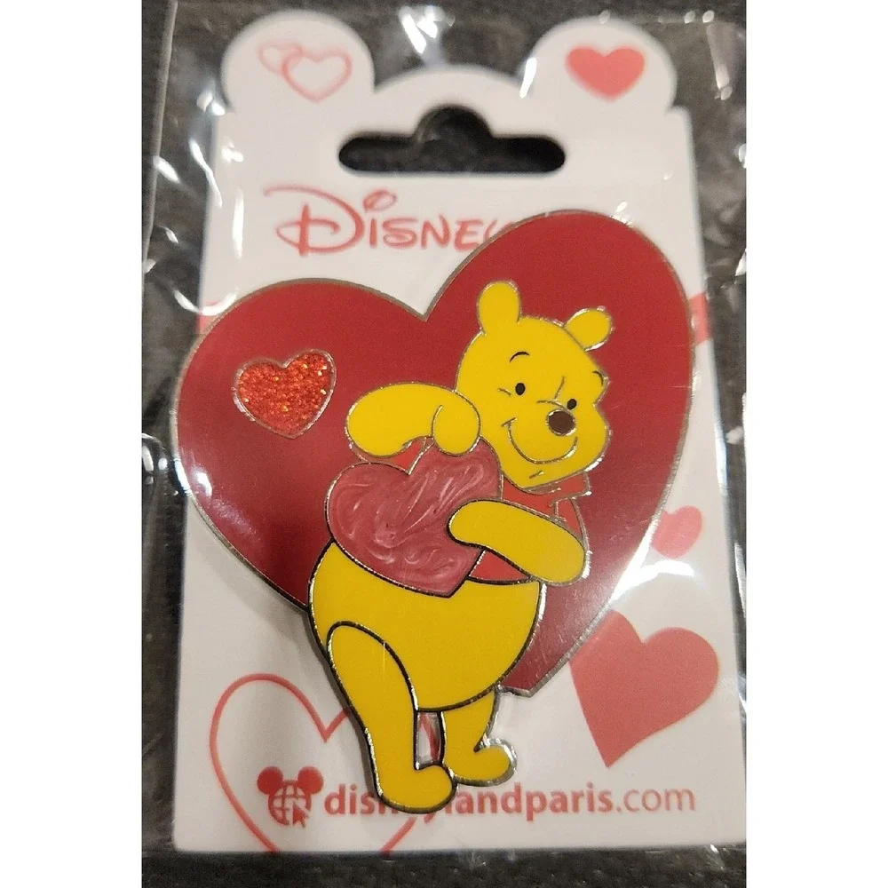 Disney Winnie the Pooh‎ 626 Love Hearts Paris Exclusive DLP Pin 00034